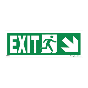 Direction Green Color Sign