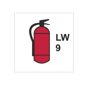LW9 Foam fire extinguisher Sign_IMO240