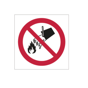 Do not exting. with water Sign_IMO300