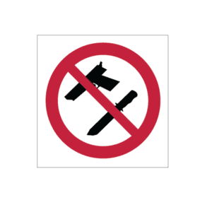 No weapons Sign_IMO312