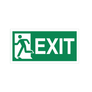 Exit left Sign IMOH003