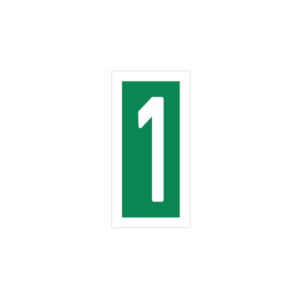 Number 1 Sign IMOH014