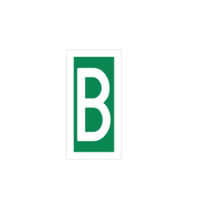 Letter B Sign IMOH025