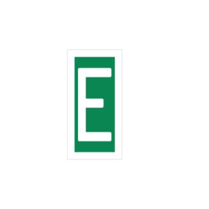 Letter E Sign IMOH028