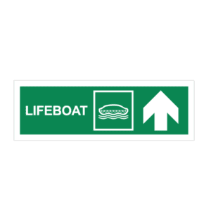 Lifeboat up Sign IMOH035