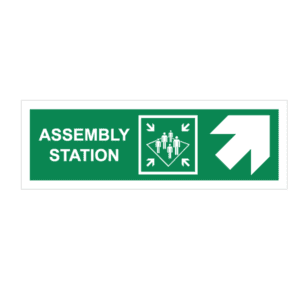 Assembly stat. up-right Sign IMOH047