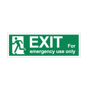 Emergency exit only Sign IMOH067