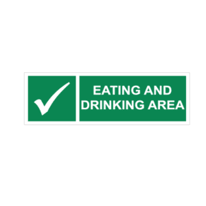 Eating and Drinking Area Sign IMOH085