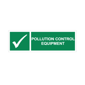 Pollution control equip. Sign IMOH086