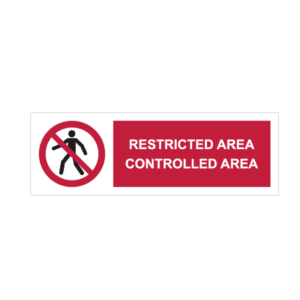 Restricted area..... Sign IMOH101