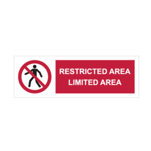 Restricted Area Sign IMOH102