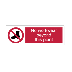 No workwear........ Sign IMOH106