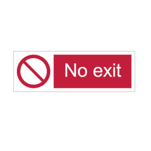 No exit Sign IMOH113