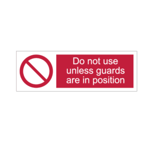 Do not use unless...... Sign IMOH120