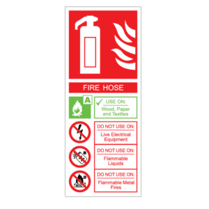 Fire hose Sign IMOH268