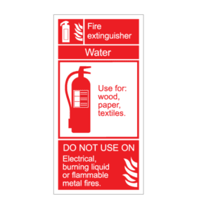 Water exting Sign IMOH274
