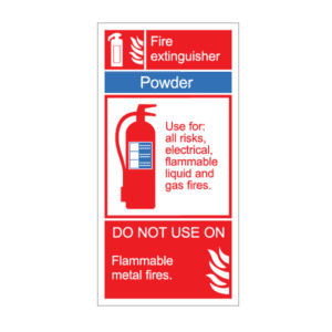 Powder exting Sign IMOH276