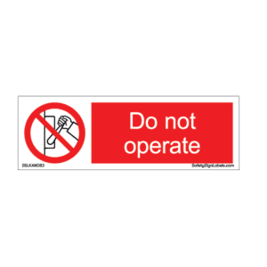 Do not operate_SSLKAN083