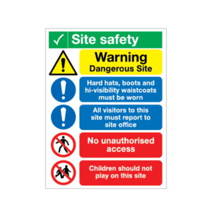 Site Safety Construction Poster CON129