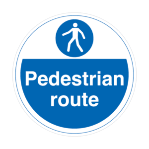 Pedestrian route Sign FLOOR0-3