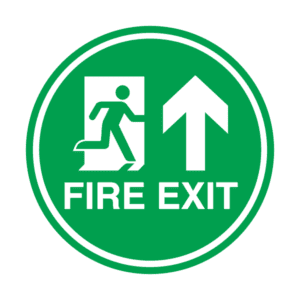 FIRE EXIT Sign FLOOR0-7